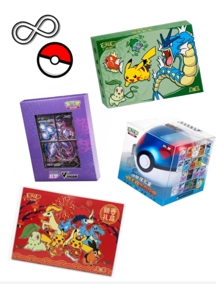 Individual Chinese Pokemon Card Packs and Products